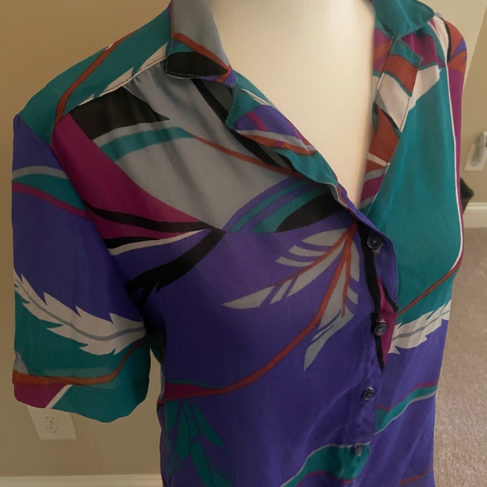 Vintage Hawaiian Blouse